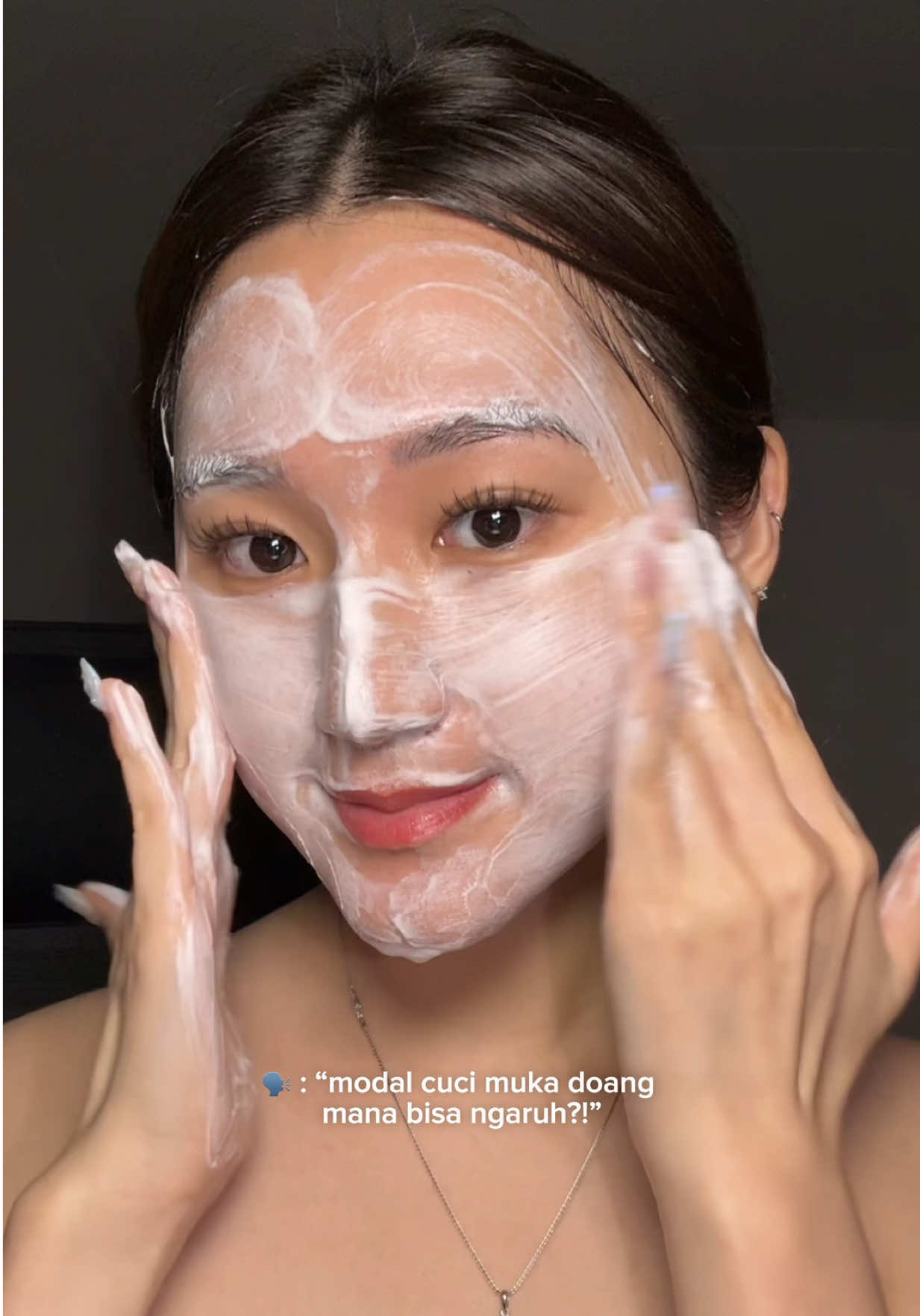 cuci muka pake susu 🍼🫧 #facewashviral #milkcleanserg2g #sabunsusu