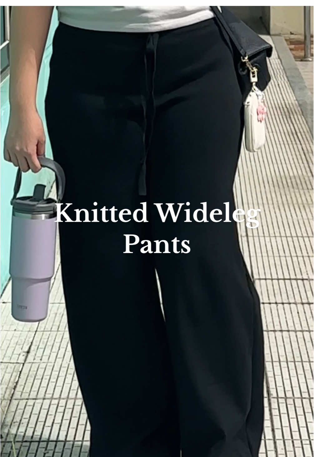 Knitted Wideleg Pants from Queencmclothing #queencmclothing #devonknitribwidelegpants #knittedpants #knittedwidelegpants #widelegpants #pants #pantsforwomen #widelegpantsoutfit 