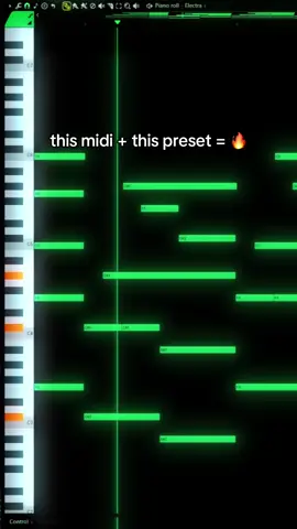 Midi no. 84 - From Nebular Midi Kit & Presets from: GALAXY ElectraX Bank - LINK IN BIO 🛸👁️ #flstudio #producertok #midi #producer 