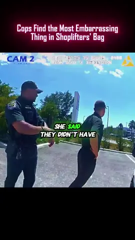 Cops Find the Most Embarrassing Thing in Shoplifters' Bag Part 9 #cops #copsoftiktok #police #policeofficer #bodycam #crime #truecrime #truestory #foryou #fyp 