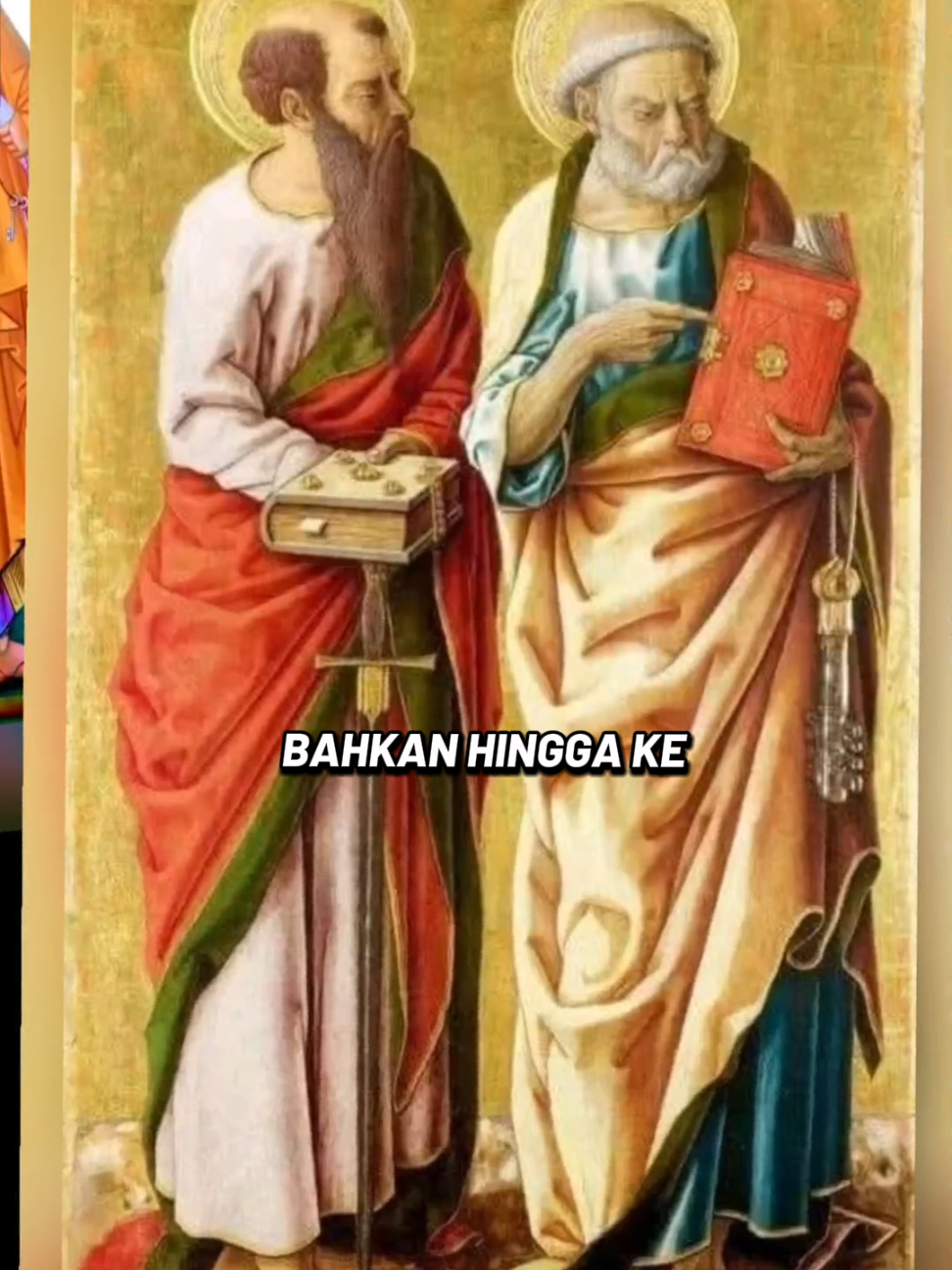 Dua martir, dua misi, satu Gereja yang kokoh dalam Kristus.  #santopetrus  #santopaulus  #imankatolik  #pestarasul #cupcut 