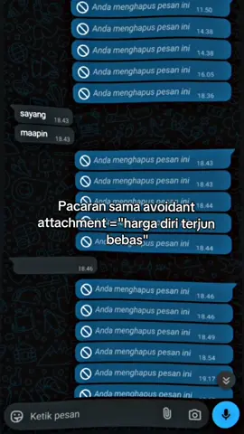 baru sadar kalau dia #avoidantattachment  #fyp #lewarberanda 