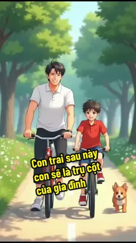 Con trai của bố sau này con sẽ là trụ cột gia đình. Con phải mạnh mẽ, quyết đoán và biết cách giải quyết mọi tình huống.#xuhuong #giaoducconthongthai #daycondungcach #nuoicondungcach #dayconthongminh 