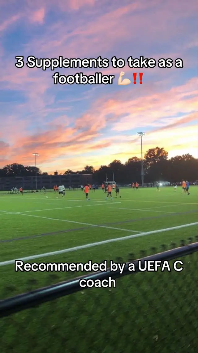 Wonder what supplements you need to take as a footballer ?  These are the 3 you need to be taking to enhance your performances ‼️  #fyp #suppliments #footballtiktok #goviral #athlete #baller 