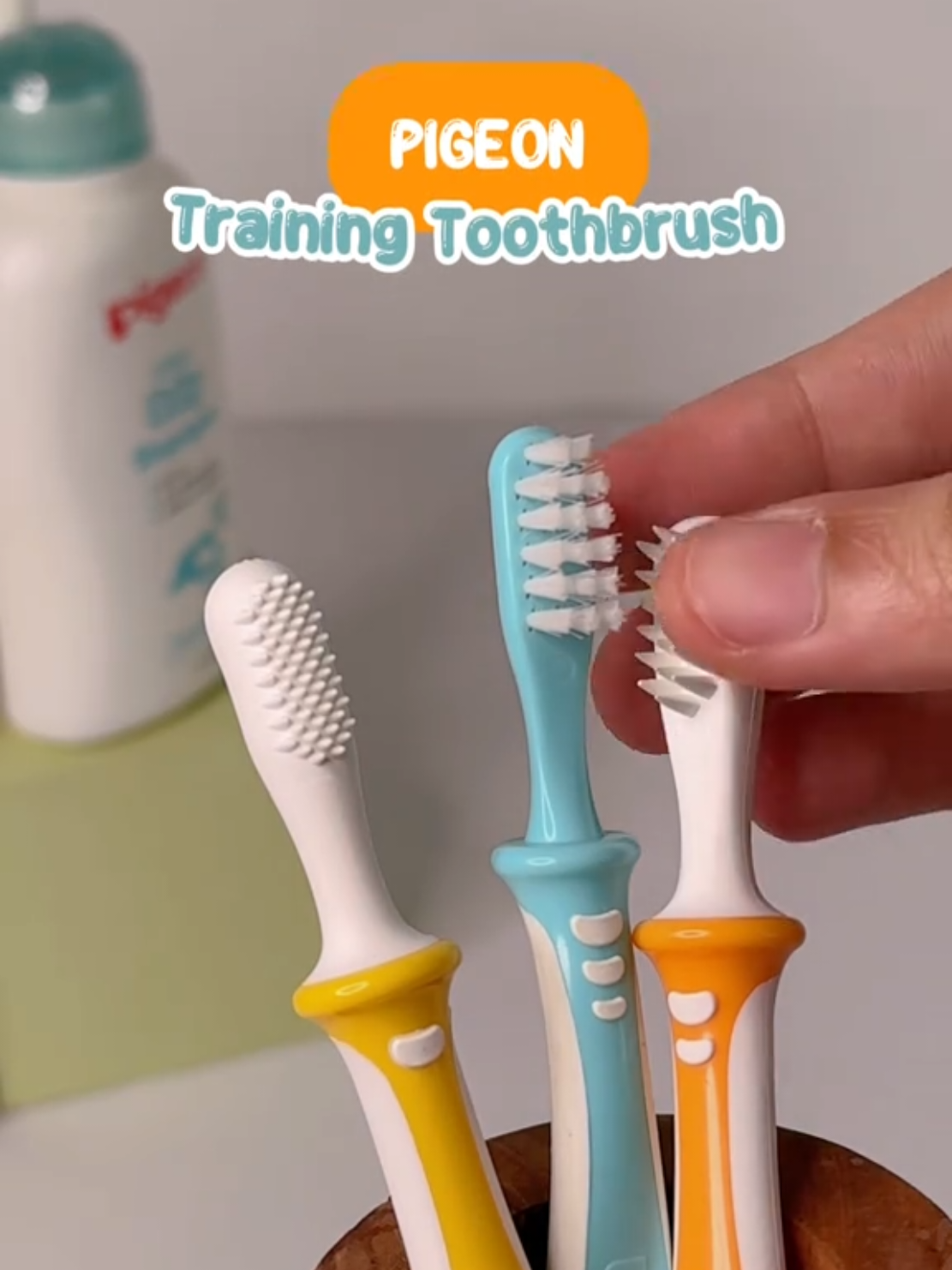 Penting banget lo bund untuk membiasakan si kecil sikat gigi sedari dini 😍.  Pigeon training toothbrush solusinya, bunda bisa belanja di hamilea ya 🤗🫶🏻.  ✅ WA (0822-2550-5525) 📍Gmaps [Hamilea] Jl. Kopen Raya, Gandekan, Guwosari. Pajangan, Bantul, Yogyakarta ✨ Bisa order online via : SHOPEE, TOKOPEDIA, TIKTOK, WA (Kritik dan saran hubungi: 0823-2777-5010) #babyshopjogja #tokobajuanak #babyshopmurah #babyshoponline #tokoperlengkapanbayi #tokoperlengkapanbayijogja #kebutuhanbayi #tokoibudananak #perlengkapanbayi #babyshopbantul #parentinganak #parentingkeluarga #ASI #orangtuahebat #polaasuhanak #tipsibu #bayiasi #pejuangasi #keluargabahagia #mendidikanak #Hiburan 