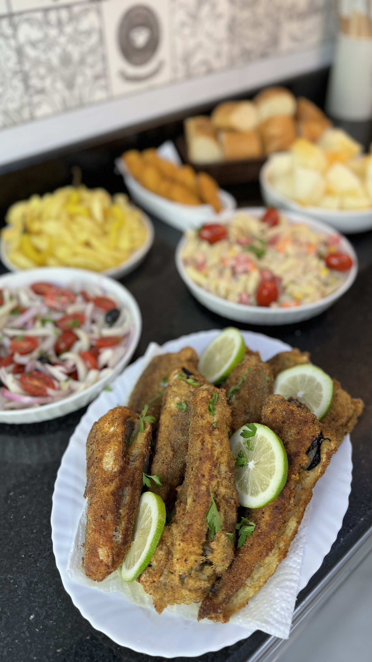 ⁨	طاولة غداء في 5 دقايق  جات ضربة في البنة😋 #وصفات_صيفية#سلطة#سمك#كروكات#طبخ_جزائري #منتوجات_جزائرية#عنابة#الجزائر#وصفات_لذيذة⁩#وصفات_جزائرية🇩🇿💯 #وصفات_شاف_صلاح_الباتني #بطاطا
