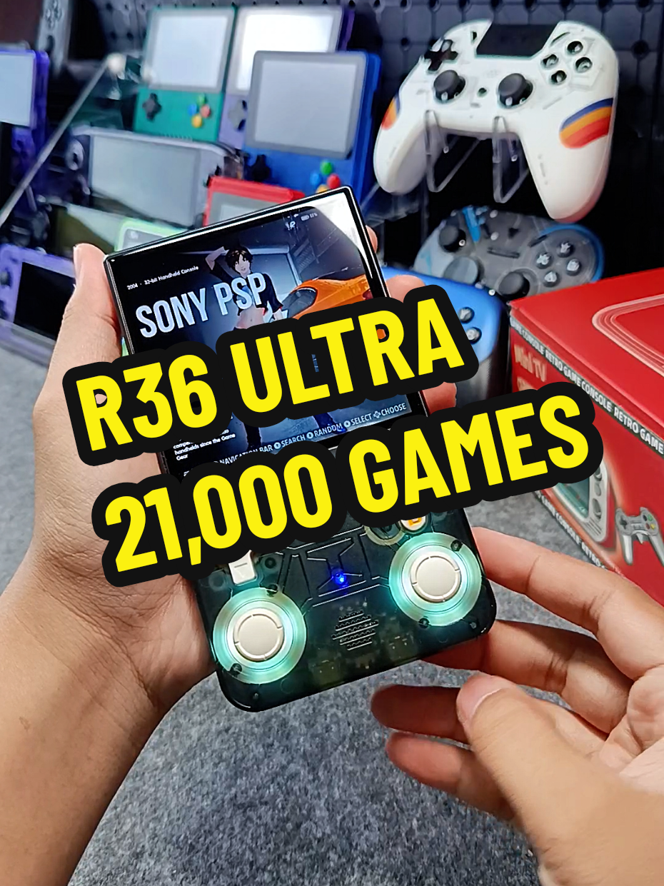 R36 ULTRA 4.0 INCHI ! #r36ultra #tiktokgaming #gameconsole #retroconsole #fiqxgaming #fyp 