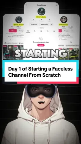 Day 1 of starting a faceless channel from scratch using only AI 🤖 #tiktokautomation #ai #aitools #contentcreator #makemoneyontiktok 