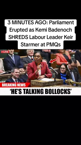 3 MINUTES AGO: Parliament Erupted as Kemi Badenoch SHREDS Labour Leader Keir Starmer at PMQs! Watch as Parliament erupts in a fiery exchange during PMQs when Kemi Badenoch absolutely shreds Labour Leader Keir Starmer. This dramatic clash showcases Kemi Badenoch exposing Keir Starmer’s weaknesses and challenging Labour’s positions with brutal precision. If you're following UK politics, you don’t want to miss this heated moment in Parliament. See why Kemi Badenoch is making headlines for confronting Keir Starmer head-on in one of the most intense Prime Minister’s Questions sessions yet. ►Copyright Disclaimer► All rights to the visuals, audio elements, and scripts featured on this channel are exclusively owned by us. Our materials are properly licensed for commercial purposes, including narration, music, video clips, and textual content. ►Fair Use Copyright Disclaimer► This content complies with the Fair Use doctrine under Section 107 of the Copyright Act 1976, which permits the use of copyrighted materials for purposes such as criticism, commentary, news reporting, teaching, scholarship, and research. Fair use enables utilization that might otherwise infringe upon copyright. Non-profit, educational, or personal uses further support the principle of fair use. #keirstarmer #ukpolitics #ukriots #nigelfarage #british