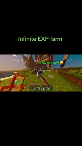 Infinite EXP farm minecraft bedrock😜 #Minecraft #infinite_exp #minecraft_bug_error #minecraft_bedrock