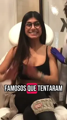 Famosos que tentaram estar com Mia khalifa mas tomaram um fora! #famosos #curiosidades #celebridades 