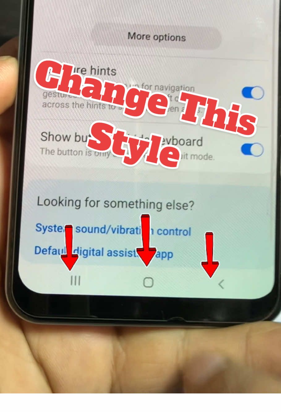 Use This Hidden Setting Hide This 3 Button ✅🫵#phonehack #tutorial #androidtips #inam_198 .