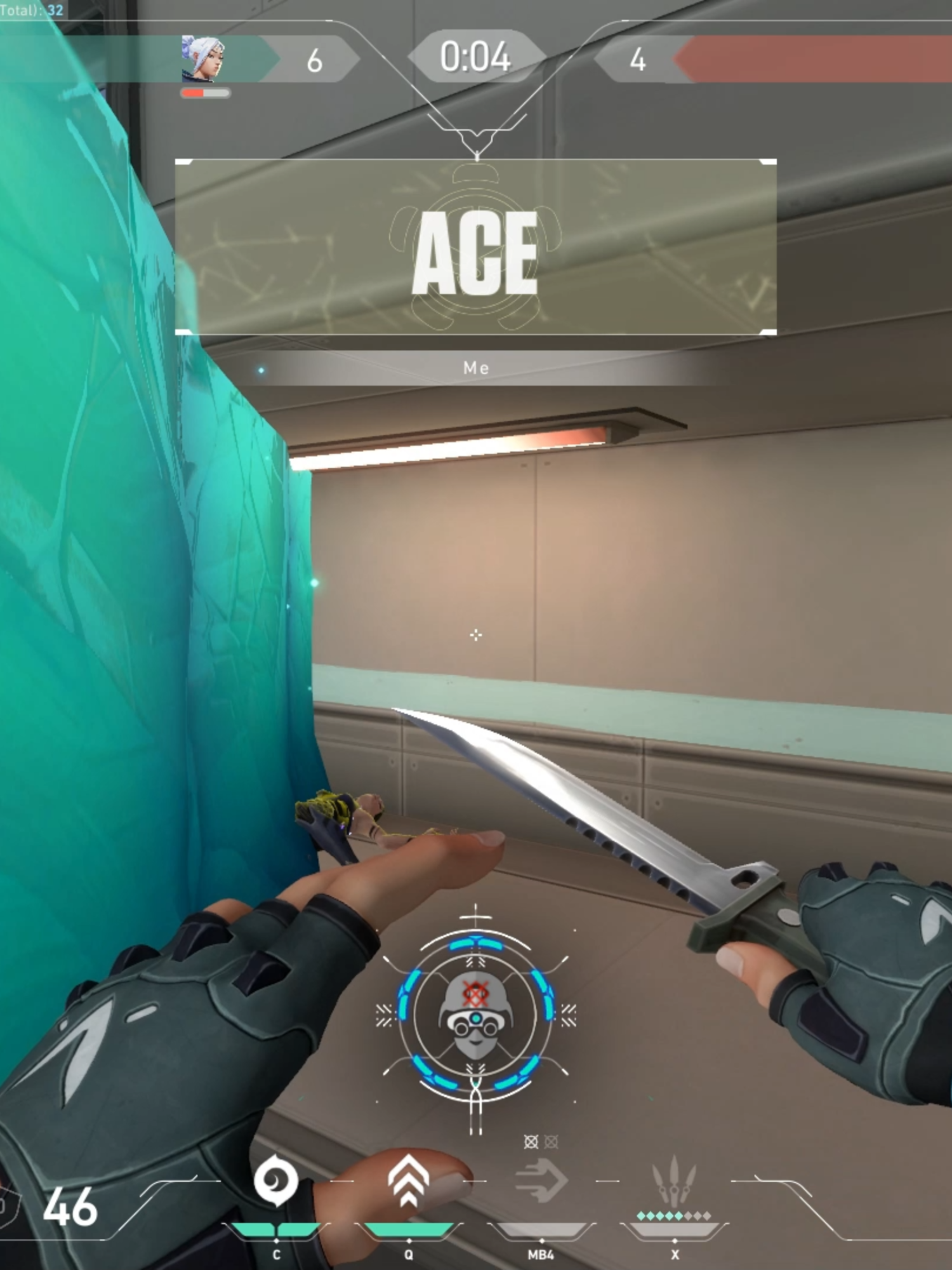 1v4 insane ace #Valorant #valorantclips #fyp