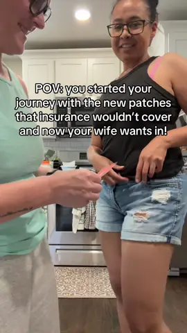 When your wife wants in on the patches too! #glp1 #kindpatches #supplements #resultsmayvary #tiktokshopsummerturnup #tiktokshopcreatorpicks #Loveyourboobs 