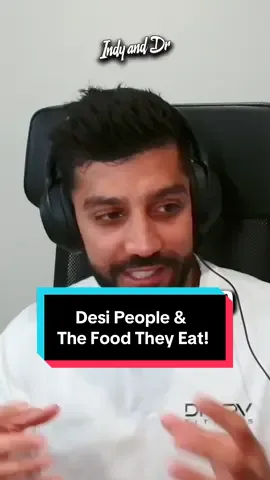 Do we have a bad relationship with food?  Shout out to @RVFITNESS for joining us on this episode!  Clip taken from Episode 219 of the podcast.  #desifood #desitok #punjabi  #indyanddr  