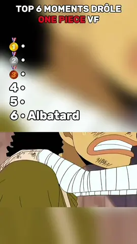 Top 6 moments drôle One Piece VF #onepiece #drole #top6 #funnytiktok 