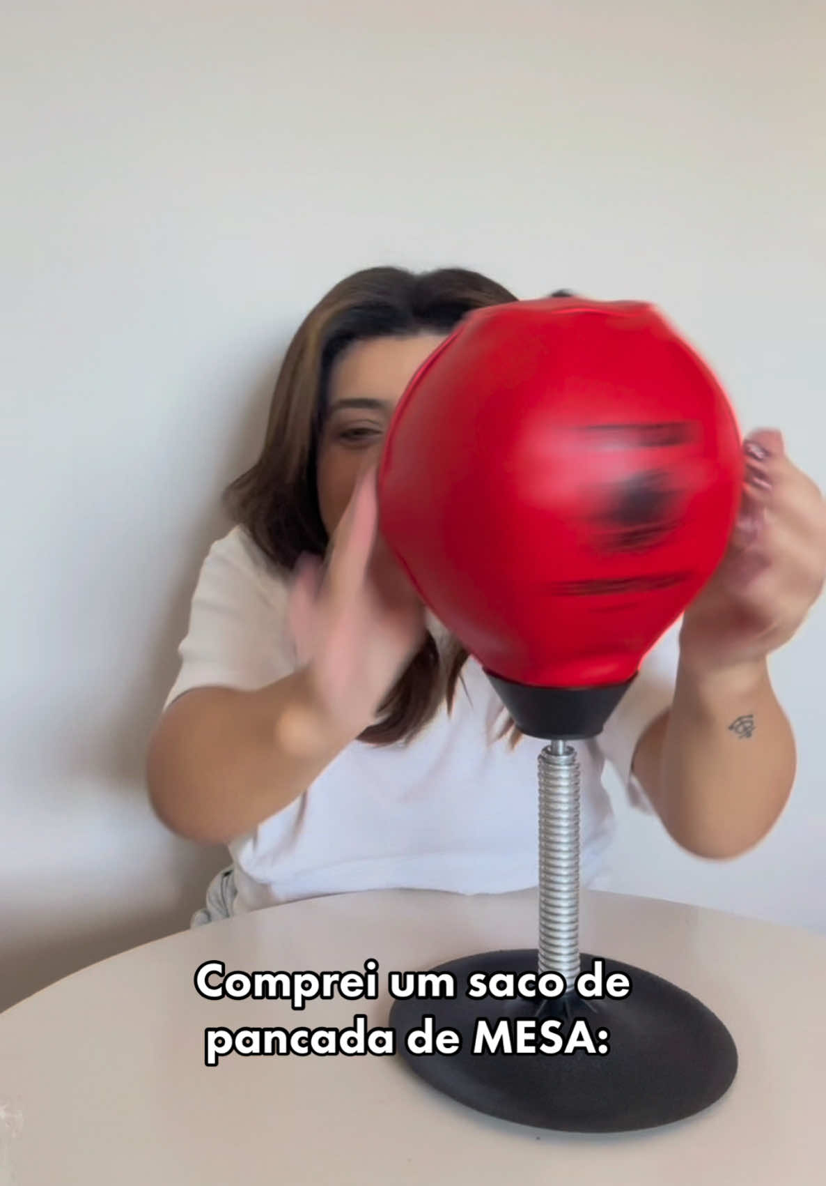 Treino de braço feito kkkk
