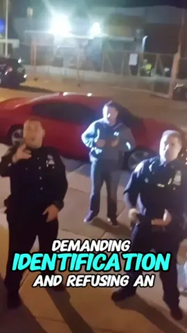 Street Showdown: Citizen Refuses ID, SHUTS DOWN Cops For Harassment! #police #policeofficer #cops #copsoftiktok 