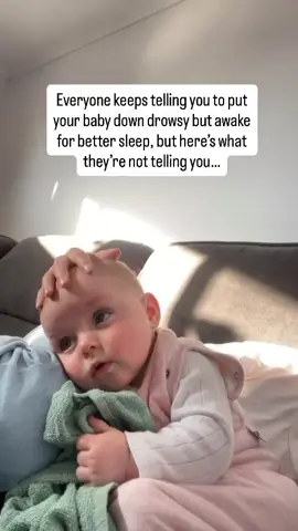 Drowsy but awake is advice that worked great in the newborn stage, but now you may have noticed your baby is fighting sleep harder and it can be really challenging to get them down. As a sleep consultant, I see so many parents struggling with this method once their baby hits 3-4 months. Here’s why: . Your baby’s sleep cycles are maturing. They’re developing more distinct sleep stages, just like adults. This means they’re more aware of how they fall asleep and for many babies they need those same conditions to fall BACK asleep when they wake between cycles. . Here’s what to do instead: . ✅ Focus on teaching independent sleep skills Instead of trying to time the perfect “drowsy” moment, we need to help your baby develop the confidence to fall asleep on their own. (That’s EXACTLY what I teach in my sleep programs!) . ✅ Create a consistent, daytime routine A predictable routine helps to signal when it’s time for sleep. I provide detailed feeding and sleeping schedules broken down for each age -so you don’t even need to think! . ✅ Put your baby down fully awake (but not overtired) This is key! We work with your baby’s natural sleep windows to ensure they’re ready for sleep without being overtired. My program includes detailed wake windows and signs to watch for. . ✅ Give them space to learn I’ll show you how to support your baby through this process while staying responsive to their needs. . ✅ Stay consistent with your approach Consistency is crucial for success. My program provides troubleshooting support to help you stay on track. . This is exactly what I teach step-by-step in my 3-4 month and 5-18 Month sleep programs. . Go to my bio to enrol in my 3-4 month program to gently work on their self-settling skills for better naps and nights! . For 5-18 month old’s, go to my bio to enrol in my program to help your baby sleep 10-12 hours through the night and take amazing naps! 🫶