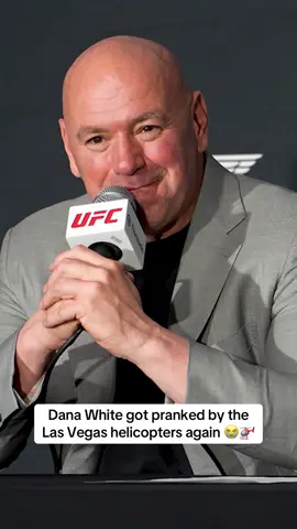 UFC president Dana White had enough of the Las Vegas helicopters interrupting his post fight press conference last night at UFC 317. #danawhite #UFC #mma 