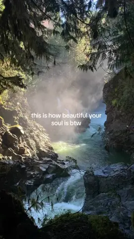 this is how beautiful you are btw. steady, soft, powerful. like a waterfall that doesn’t ask for attention but takes your breath away anyway. you don’t even realize the way you glow, the way your presence moves people. it’s quiet. it’s constant. it’s something you can’t fake. you don’t need to try so hard, just existing is enough. if no one’s told you lately: you’re radiant. you’re healing to be around. and even when you don’t feel it, you’re still all of this. still water. still light. still magic. someone out there looks at you and sees this 