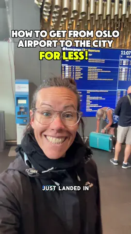 Just landed in Oslo? 🇳🇴  Here’s how to get you into the city the cheapest way possible ✈️  🚌 You can take the Flybussen (airport bus) if your accommodation is outside the centre, but it’s usually slower and more expensive. 🚊 There’s the Airport Express Train. It’s good if you’re in a real rush, but otherwise it’s pretty pricey for just a few minutes saved.  🥇This makes the VY train your best bet!  🚆 Reliable, comfy, and way cheaper than the express train – around half the price - and it only takes about 23 minutes to Oslo Central. ⏰ There’s 3 VY trains that run through the airport - the RE20, RE11 and RE12 - with one leaving every 20-30 minutes. 💰 Tickets cost 129 NOK (about £9) and can be bought easily, in english, at ticket desks or machines. 💡 So, for budget travellers, grab the VY train from Oslo airport, save your kroner, and enjoy your Norway adventure!  #oslo #osloairport #osloairportgardermoen #visitoslo #oslotravel #oslotips #norwaytravel #norwaytrip #uktravelblogger #budgettraveltips #budgettravel #femaletravel 