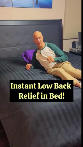 Instant Low Back Relief in Bed!  #drmandell #health #back #bed