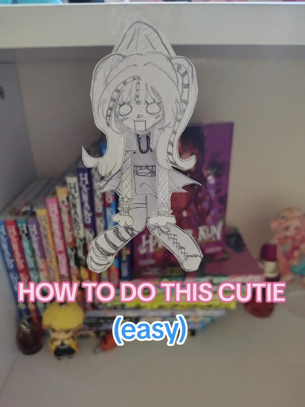 😼 • • #papercraft #craft #manualidades #cute #silly #oc #sona #blowthisupforme #arttok #art #draw #drawings 
