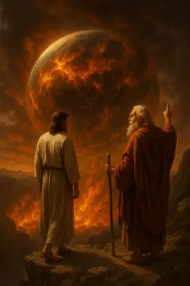 **Jesus and Moses Witness the End | Divine Judgment or Cosmic Revelation?