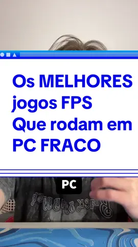 Os MELHORES jogos FPS que rodam em PC FRACO! #dicaspc #pcfraco #jogosleves #fps 