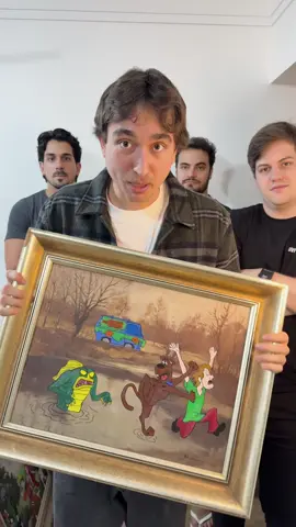 Mostrando um pouco da série pintando quadros pintados. Muito mais por vir! #arte #quadro #pintura #scoobydoo #scooby 