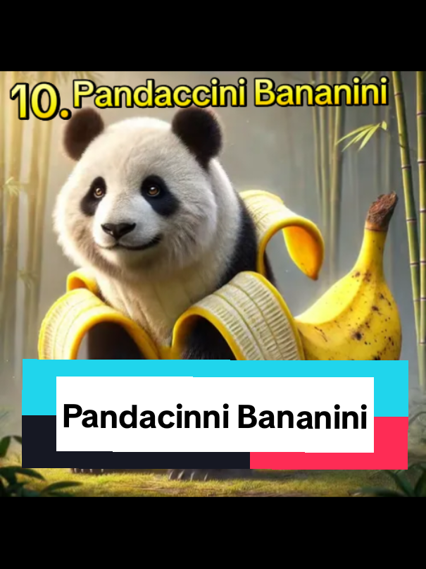 Pandacinni Bananini will forever be thankful to that fruit spirit #fypシ #brainrot #bananini #panda #banana 