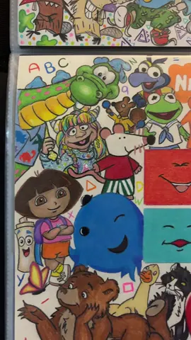 Nothings hits quite like 90s Nickelodeon. #nickelodeon #snick #90skids #90sthrowback #90s #nickjr #classic #art #animation #nickelodeonmemories #nickelodeonart ##coloredpencil #cartoon 