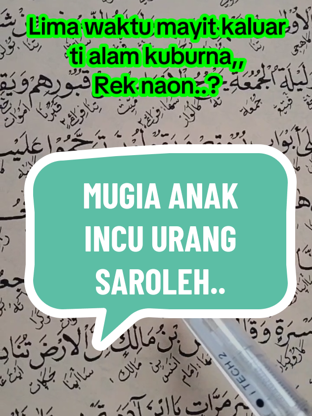 Aya lima waktu anu ieu lima waktu teh di pake kaluar ku mayit,  rek ningali saha keluarga nu ingeteun ka manehna.. #ngaderes #santripinggiran #livehighlights #mayit #maot #lebaran 