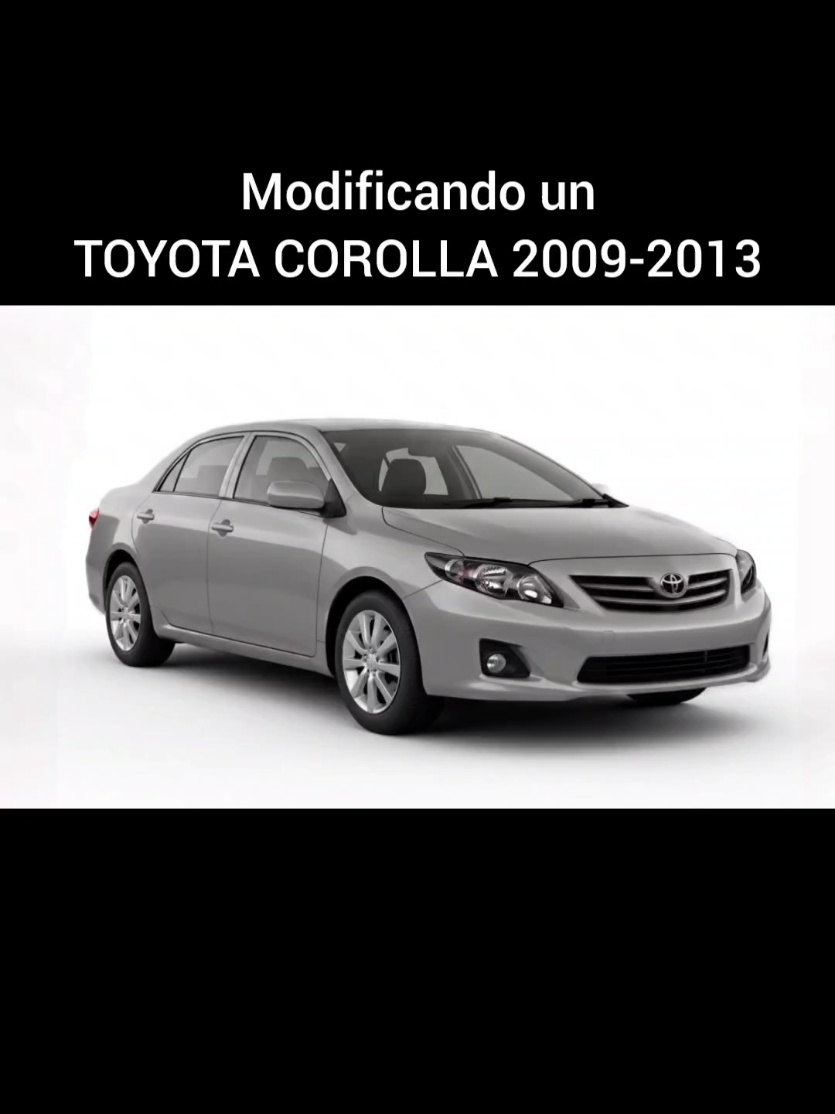 Modificando un Toyota Corolla 2009 - 2013 #Tuning #ToyotaCorolla #CarMods #TuningEspañol #Carlovers #Carsoftiktok #DIYauto