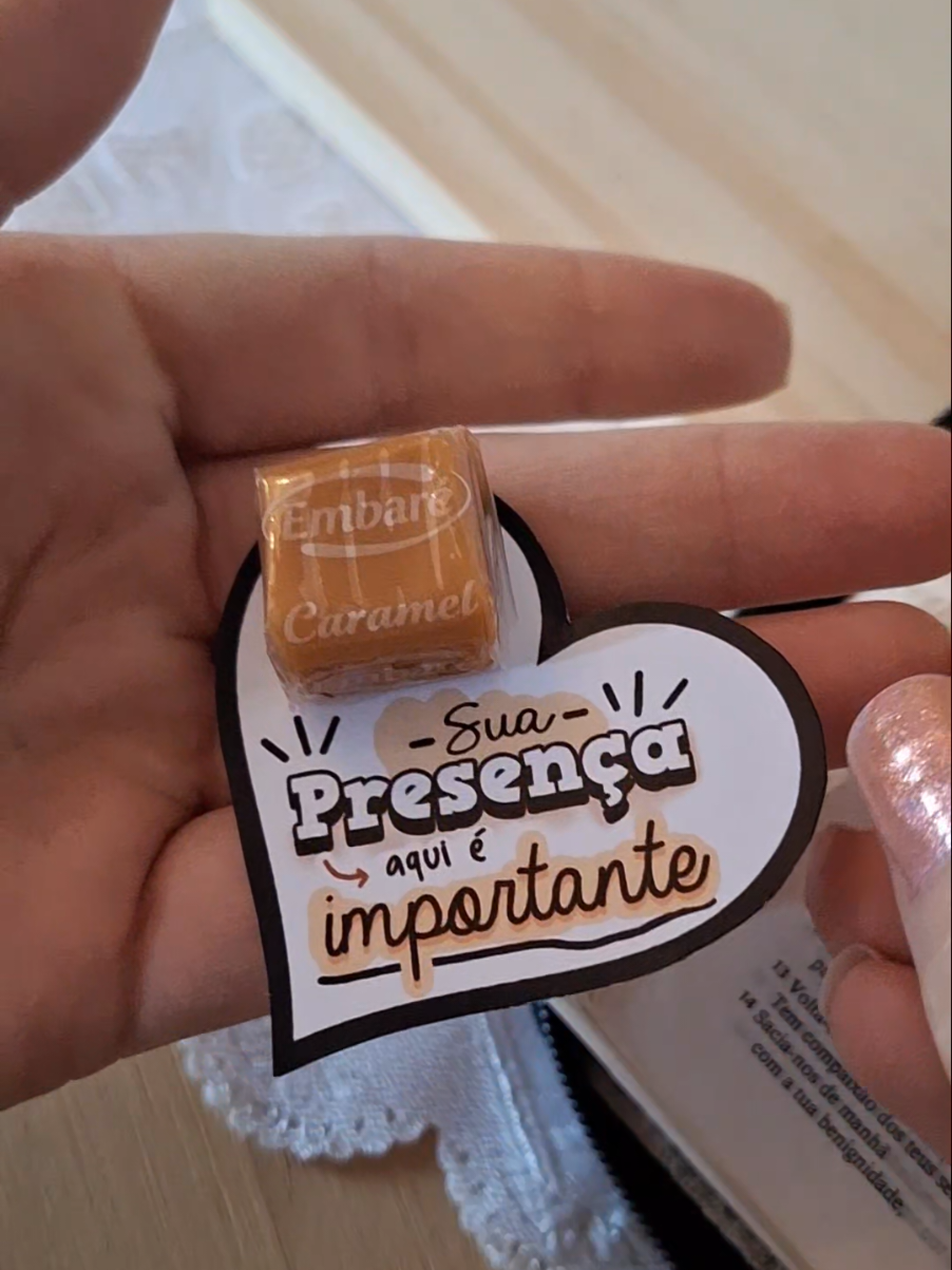 Agradecimento pela visita em forma de doce🍬  . #lembrancinhadeculto #lembrancinha #lembrancinhaspersonalizadas #ideiascriativas 