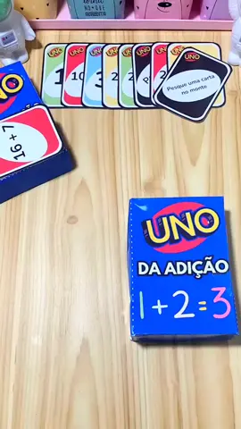❤️ *JOGO UNO DA ADIÇÃO* ❤️ Uno Matemático, um jogo lúdico e interativo no qual as crianças irão aprender brincando sobre as operações básicas da Matemática. *Objetivos do Jogo:* Aprender os conceitos matemáticos. Desenvolve a lógica de um modo divertido. Valor R$8,00 reais