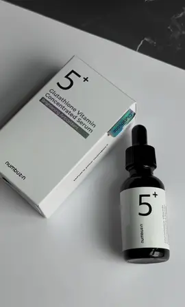 5+ Glutathione Vitamin Concentrated Serum Brightening • Antioxidant • Glowing Skin This serum helps even out your skin tone, fights dullness and pigmentation with powerful glutathione and vitamins. Light texture - quick absorption - radiant results. I Perfect for anyone who wants a smooth, healthy glow and an even complexion. @numbuzin Official #SkincareRoutine #GlutathioneSerum #RadiantSkin
