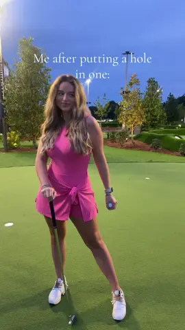 Only hole in one of the night💪💪💪 DONT PLAY WITH ME. #golf #putputgolf #putput #holeinone 