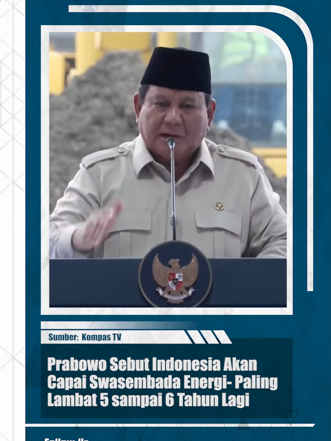 Prabowo Sebut Indonesia Akan Capai Swasembada Energi- Paling Lambat 5 sampai 6 Tahun Lagi #presidenprabowo #linksekai
