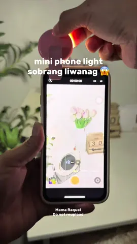 kung wala kanpa budget para sa ring light ito muna yung gamitin mo #phonelight #miniringlight #ringlight #filllight #phoneaccessories 