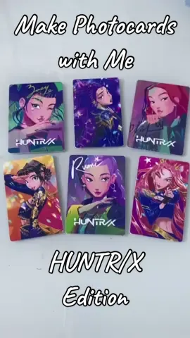 Absolutely obsessed with Kpop Demon Hunters rn 🤩😭 there was some absolutely stunning concept artwork for photocards that i just needed. #kpopdemonhunters #rumi #zoey #mira #kpopphotocards #kpopdiy #fyp #fypシ #fypage 