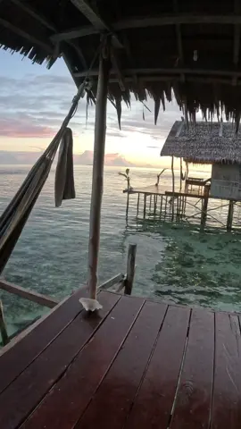 sunset in the last paradise on earth #rajaampat 