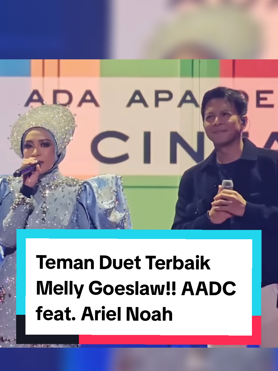 Melly Goeslaw nyanyikan Lagu Legendaris AADC, Teman Duetnya bikin penonton salah fokus!! #aadc #melly #arielnoah 