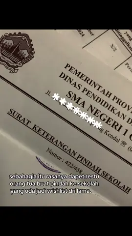 terima kasi, mom n dad 🫶🥺 #fyp #mutasi #pindahsekolah #kendal24jam 