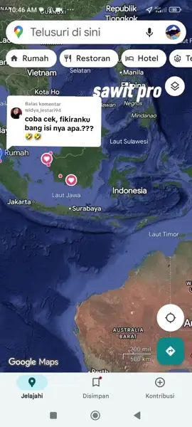 Membalas @widya_lestari94  bentuk warna taman nasional di peta google maps.  #tamannasinal  #sawit 