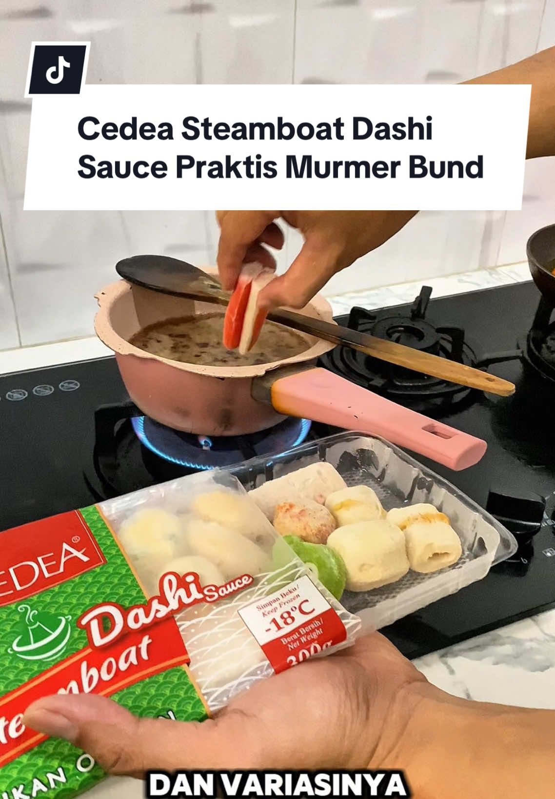 Mau masak tapi bingung menu apalagi? Mending masak simpel pake Cedea Steamboat Dashi Sauce ini aja bund, Enak, Praktis dan Bergizi pula 👩‍🍳 #cedea #steamboat #cedeasteamboat #masakpraktis #laukinstan #laukpraktis 