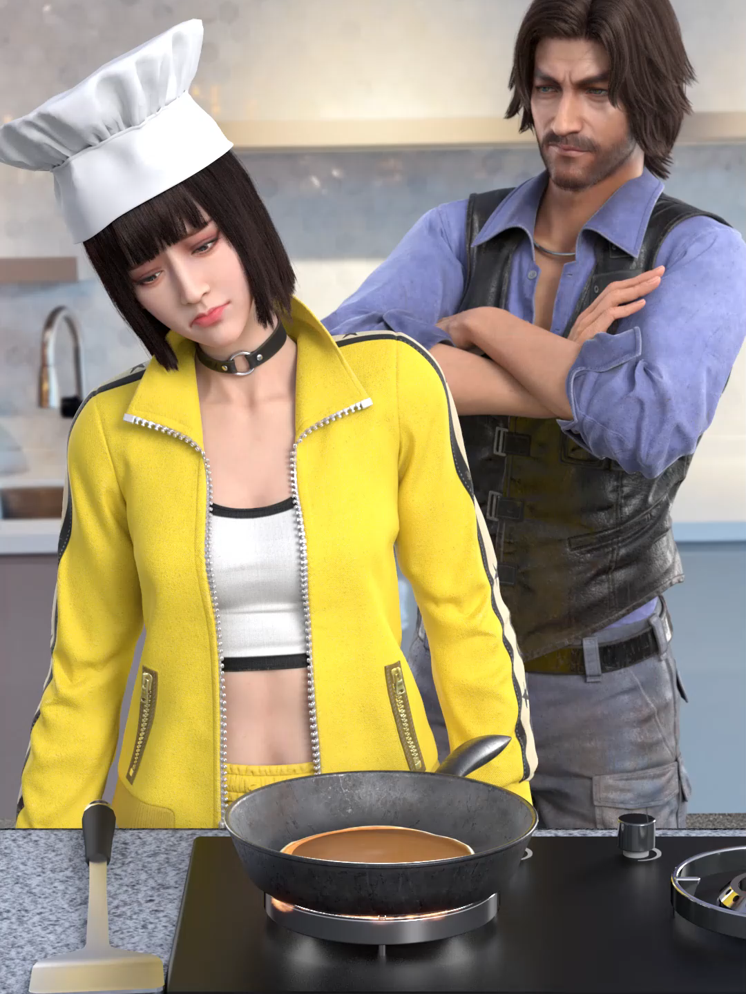 Com a @freefire_kelly_official é assim... você cozinha e ela fica feliz 🤣🤣 #FreeFire #FreeFireBrasil #FreeFireKelly