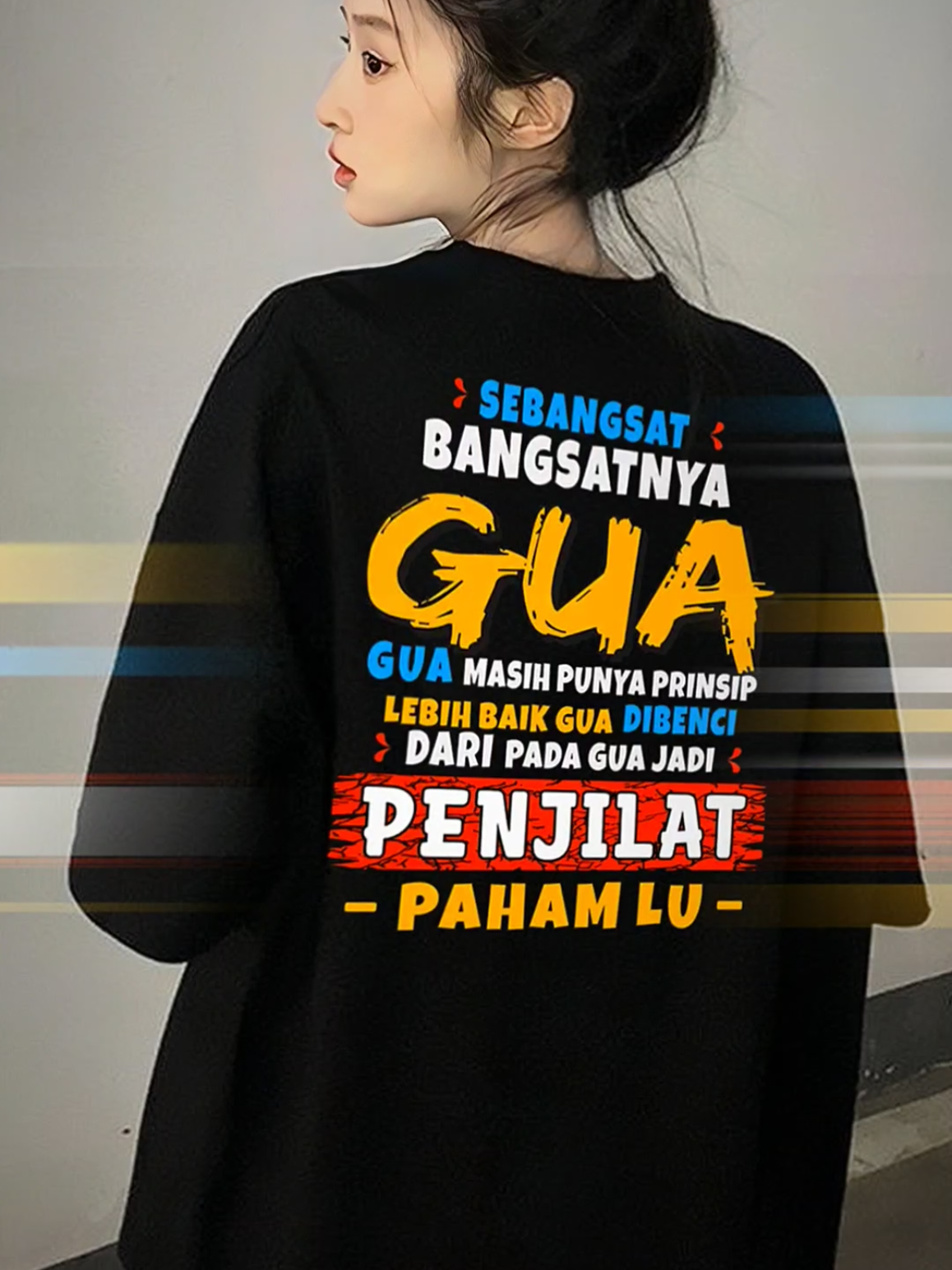 kaos keren kaya gini masa cuma 25 k 🤙😜 #rekomendasi #kaos #distro #katakata #fyp 