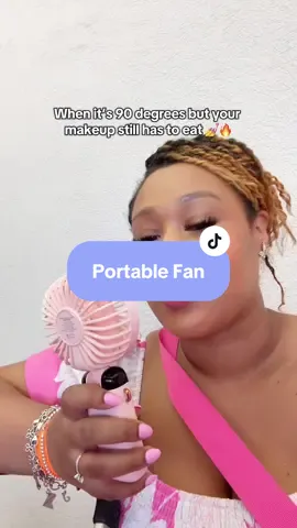 I keep this little fan in my purse, ready to use it anytime any where #portablefan #gadgets #coolgadgets #rechargeablefan #minicoolingfan #portableaircooler #wearablefan #usbrechargeablefan #coolinggadgets #coolinggadget #Summer #sunmerheat #summeressentials 
